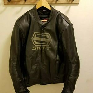 Men's XL Shift leather motorcycle jacket